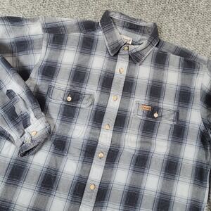 Carhartt Flannel Shirt Mens XL Plaid Long Sleeve Button Workwear‎ Heavy Weight